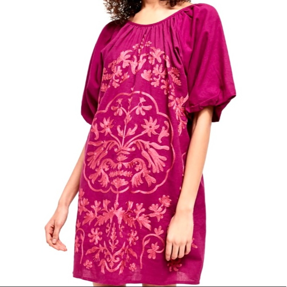 NWT Free People Fiona Dress in Bright Plum. XS - Picture 1 of 8